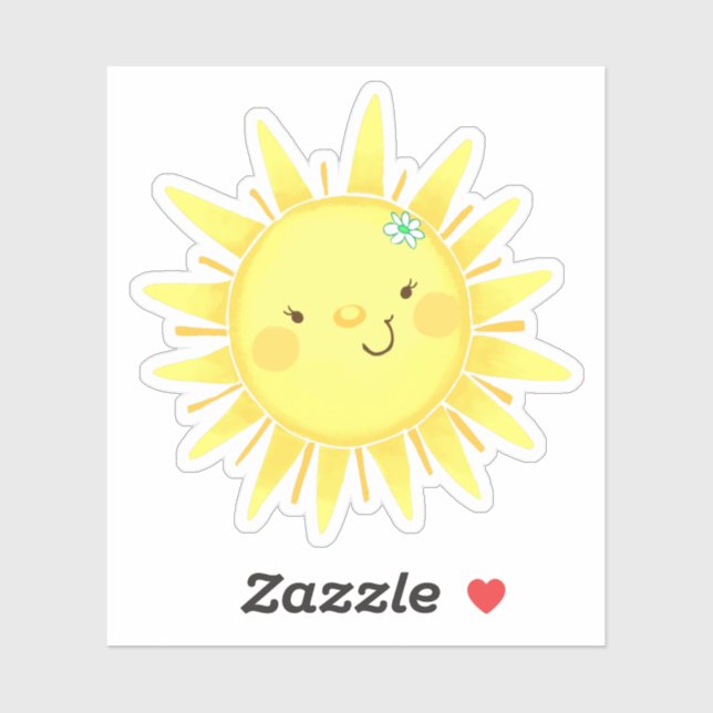 Sticker Joyeux Sunshine Fun (Feuille)