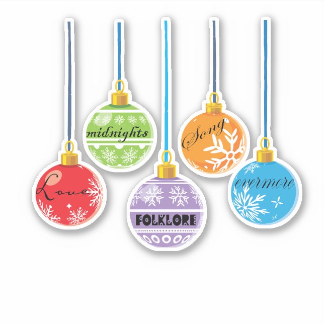 Sticker Joyeux Swiftmas (Devant)