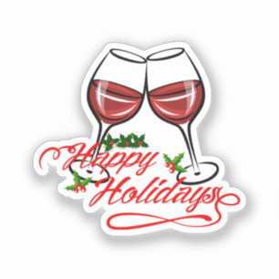 Sticker Joyeux Vin de Vacances