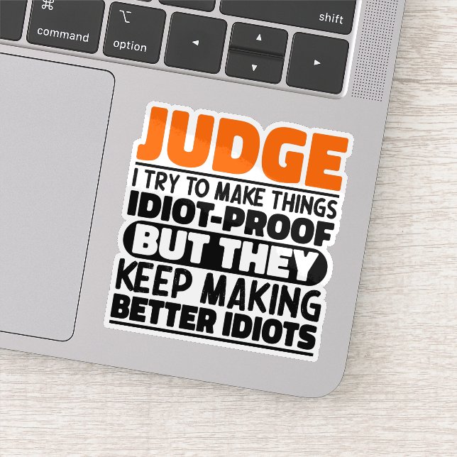 Sticker Juge J'Essaie De Rendre Les Choses Drôle Les Disco (Détail)