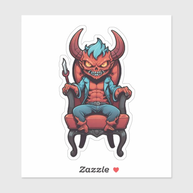 Sticker Juger le démon (Feuille)