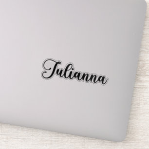 Sticker Julianna Nom - Calligraphie manuscrite