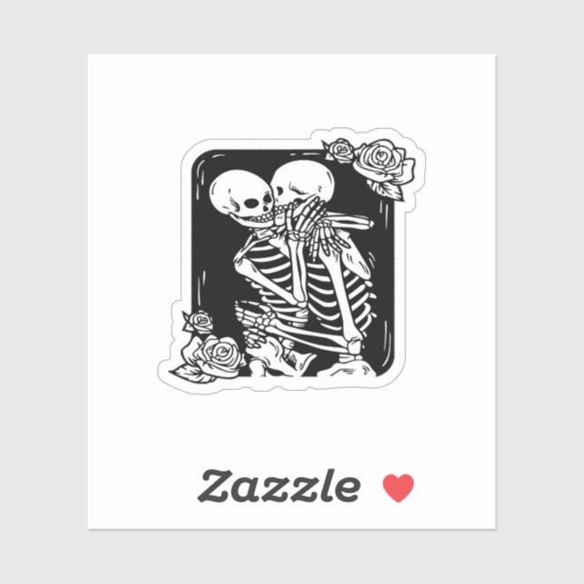 Sticker Jusqu'à la mort Faites-nous un design drôle (Feuille)