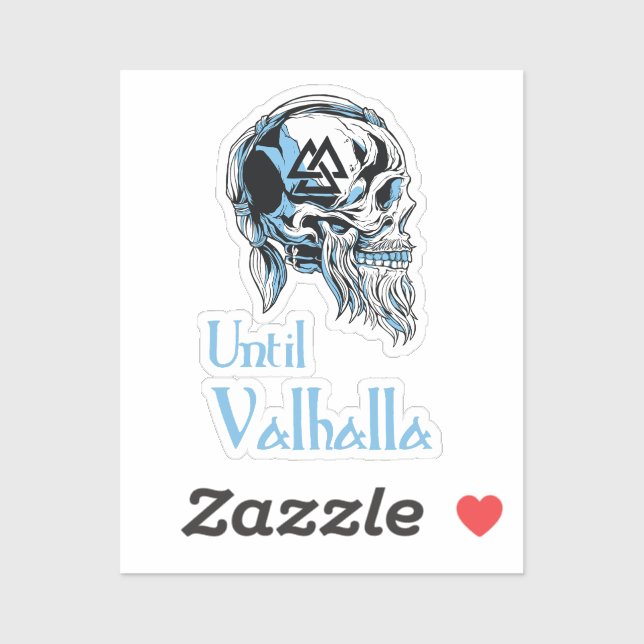 Sticker Jusqu'à Valhalla (Feuille)