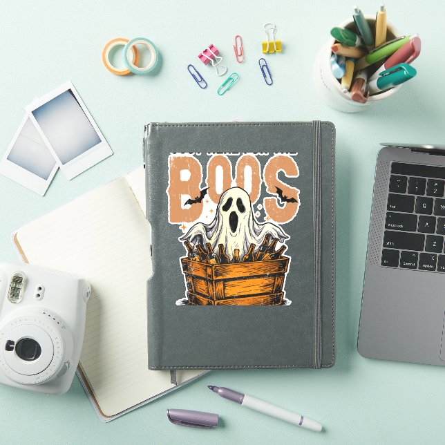 Sticker Juste ici pour l'Halloween Boos (Couverture iPad)