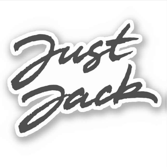 Sticker Juste Jack (Devant)