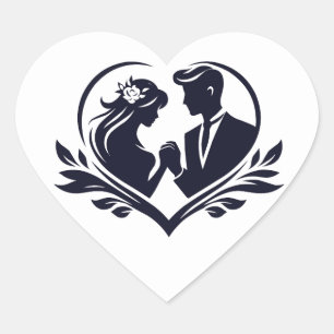 Sticker juste marié