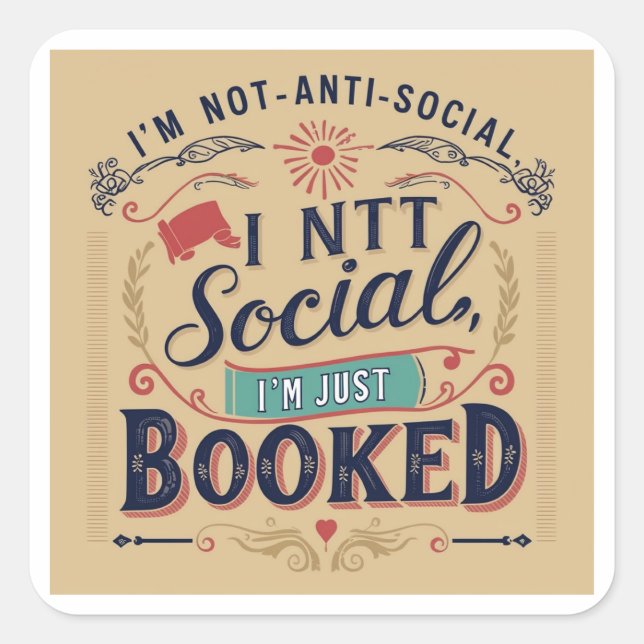 Sticker juste réservé (Devant)