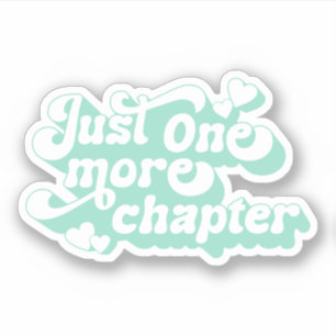 Sticker Juste Un Chapitre De Plus Texte De Référence Retro