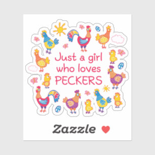 Sticker Juste une fille qui aime les pics