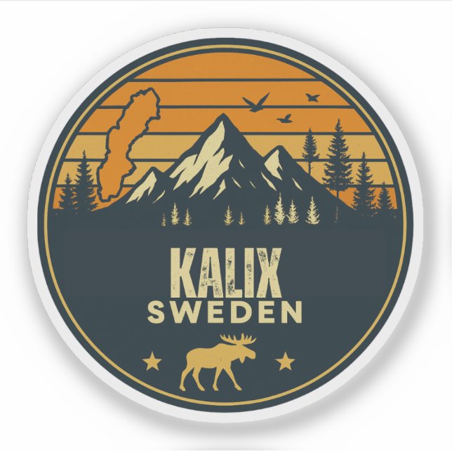 Sticker Kalix, Suède Sverige (Devant)