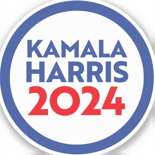 Sticker Kamala Harris 2024 (Recto)