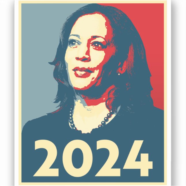 Sticker Kamala Harris 2024 (Recto)