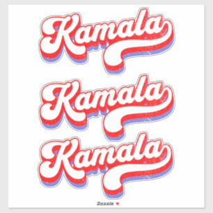 Sticker Kamala Harris 2024 Cute Election 2024 Hot Pink