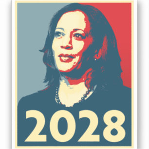 Sticker Kamala Harris 2028