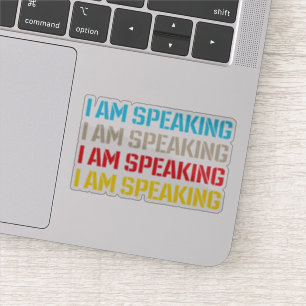 Sticker Kamala Harris Je parle