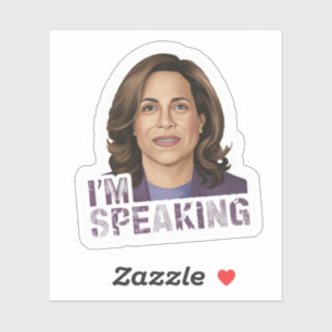 Sticker Kamala Harris Je Parle De Citation De Débat Espéra