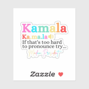 Sticker Kamala Si c'est trop difficile de faire des reproc