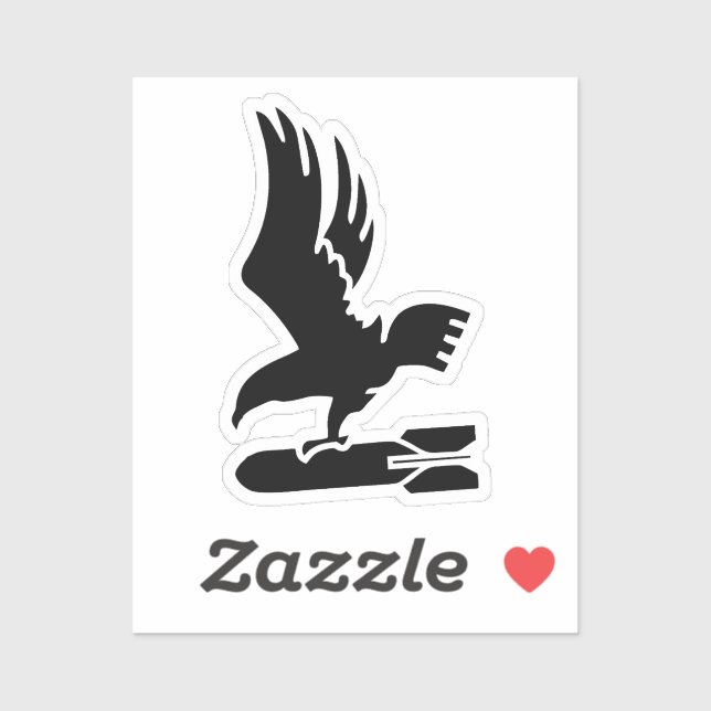 Sticker Kampfgeschwader 2 (1./KG 2) Stick Carré insignia (Feuille)