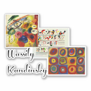Sticker Kandinsky - Collage de son oeuvre