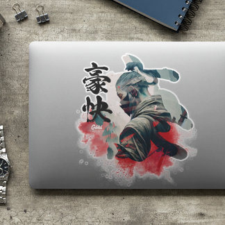 Sticker Kanji Samurai Goki