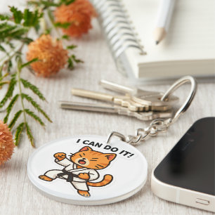 Sticker Karate Cat