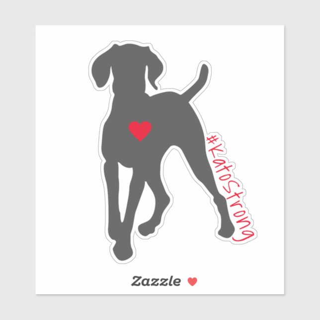 Sticker #KatoStrong Vinyl Decal (Feuille)