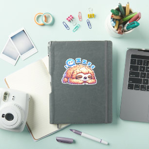 Sticker Kawaii Sleepy Sloth Napping Zzz Funny Lazy Animal