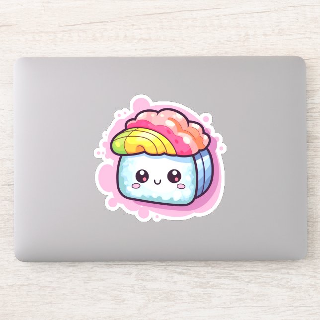 Sticker Kawaii Sushi | Cuisine | Cuisine japonaise (Ordinateur)