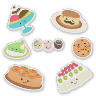 Sticker Kawaii Sweets and Traitements