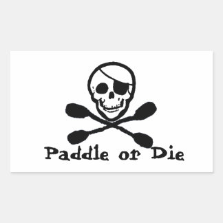 Sticker Kayak Drapeau pirate