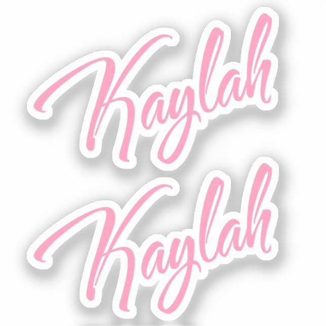 Sticker Kaylah x2 Vinyl (Recto)