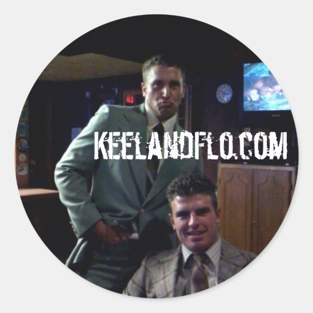 Sticker KeelandFlo.com (Devant)