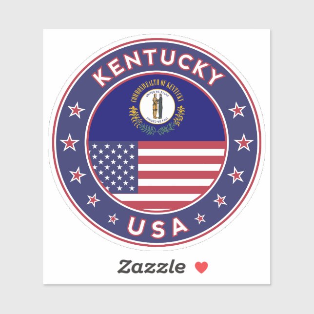 Sticker Kentucky (Feuille)