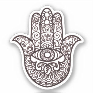 Sticker Khamsa Main Bonne chance
