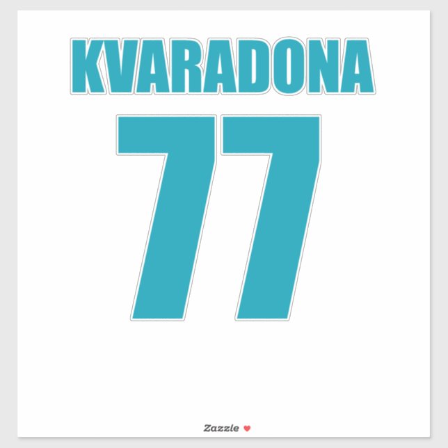 Sticker Khvicha Kvaratskhelia (Feuille)
