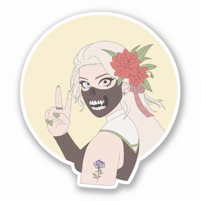 Sticker Ki 3 (Lune) (Devant)