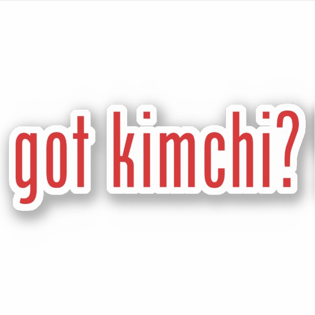 Sticker Kimchi ? (Devant)