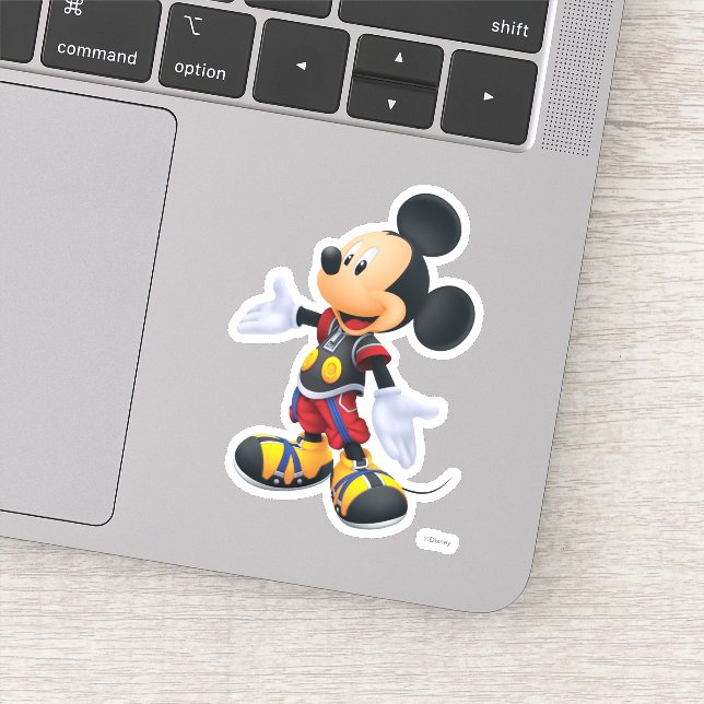 Sticker Kingdom Hearts : Chaîne de souvenirs | King Mickey (Détail)