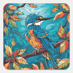Sticker Kingfisher d'automne