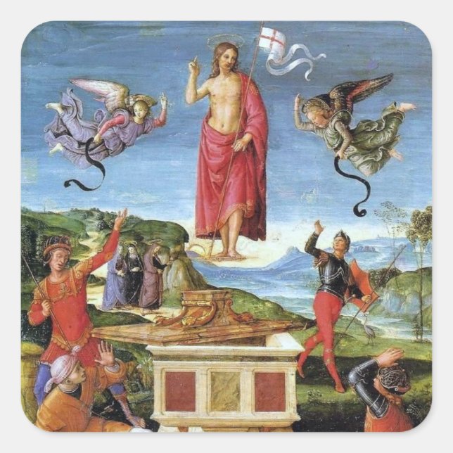 Sticker: Kinnaird Resurrection Square Sticker (Front)
