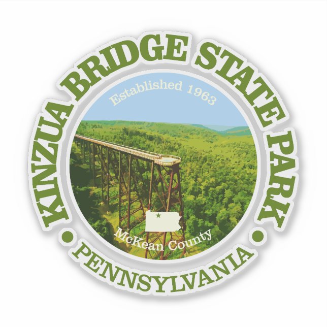 Sticker Kinzua Bridge SP (Devant)