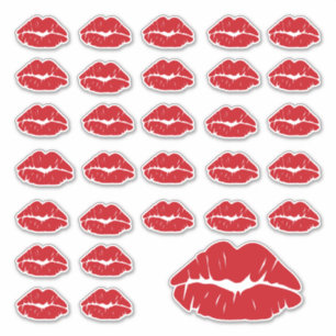 Sticker Kiss Love Kisses Custom Cut out