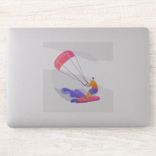 Sticker Kiteboarder kitesurfer