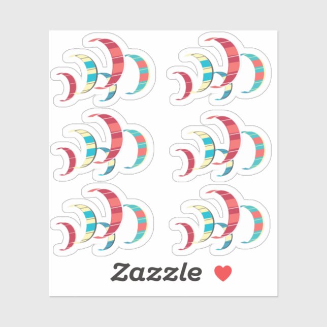 Sticker Kitesurf (Feuille)