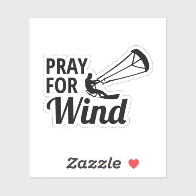 Sticker Kitesurf Kiteboarding Kite équitation Sports éolie (Feuille)