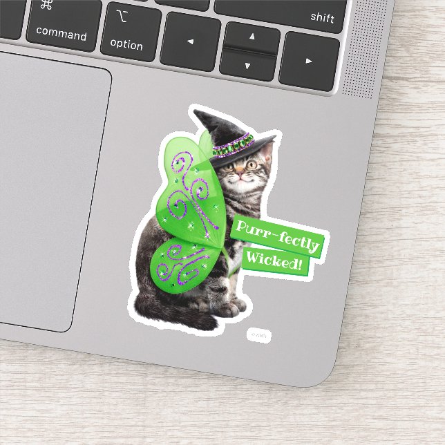 Sticker Kitten Witch Fairy (Détail)