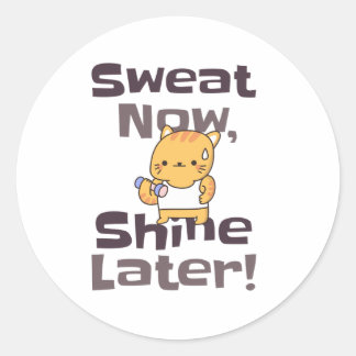 Sticker Kitty Motivationnel - Suédois Maintenant, 