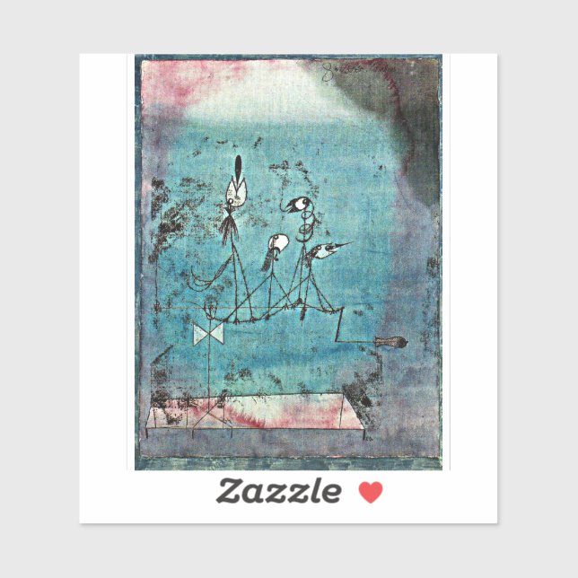 Sticker Klee - Machine Twitter (Feuille)