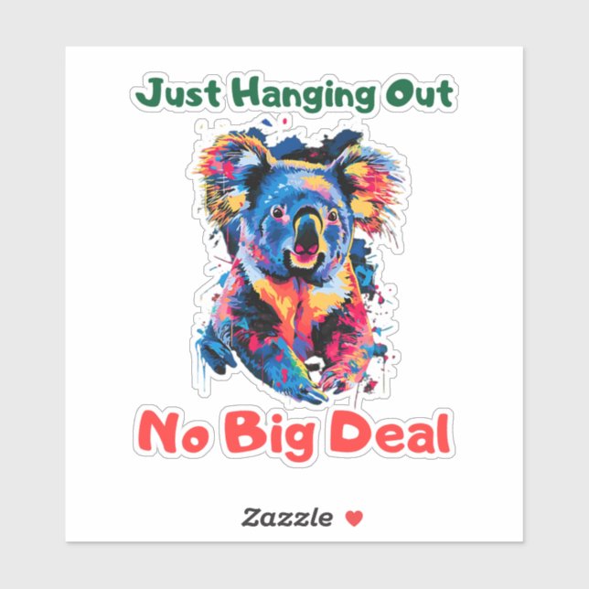 Sticker Koala (Feuille)